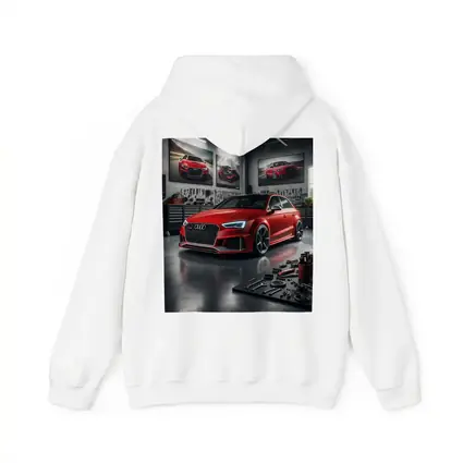Audi RS3 Red Hot Hatchback Garage Scene