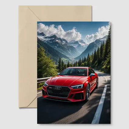 Audi RS4 Red Mountain Road Drive