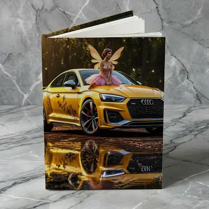 Audi RS5 Yellow Fairy Forest Setting