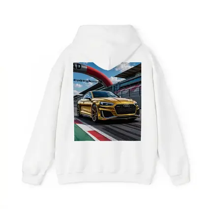 Audi RS5 Gold on Race Track