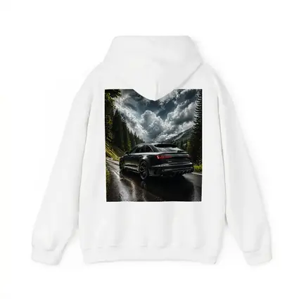 Audi RS6 Wet Mountain Road Dark Skies
