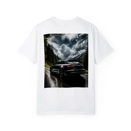 Audi RS6 Wet Mountain Road Dark Skies