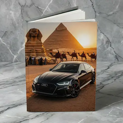 Audi RS7 Giza Pyramids Sphinx Sunset
