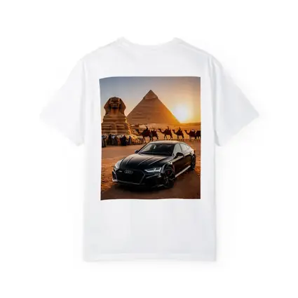Audi RS7 Giza Pyramids Sphinx Sunset