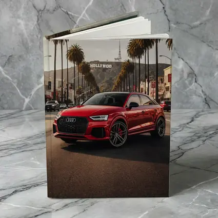 Audi RSQ3 Red Hollywood Los Angeles Street