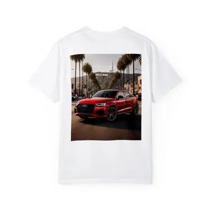 Audi RSQ3 Red Hollywood Los Angeles Street
