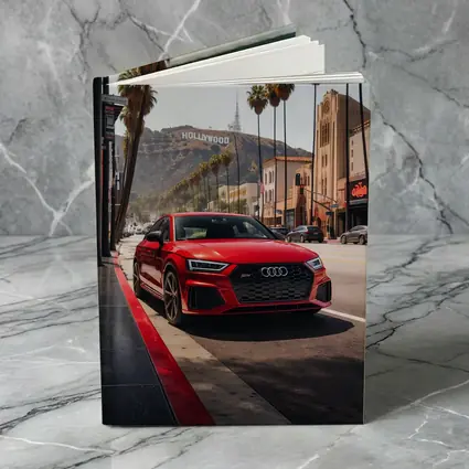 Audi RS Q3 Red Hollywood Los Angeles Street