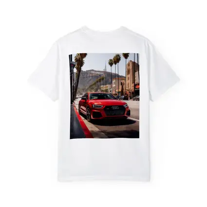 Audi RS Q3 Red Hollywood Los Angeles Street