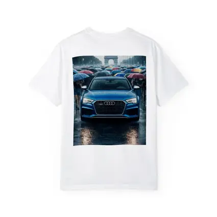 Audi RS Q3 Rainy Paris Street Scene