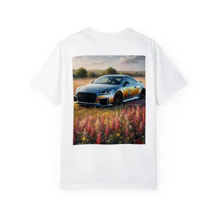 Audi TT Coupe In Wildflower Field
