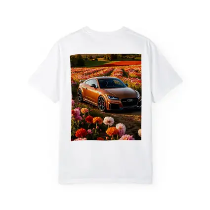 Audi TT RS Bronze in Flower Field