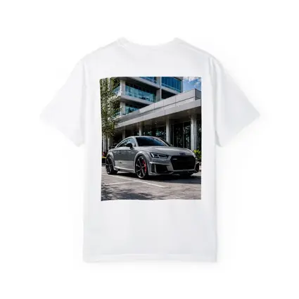 Audi TT RS Grey Urban Building Setting