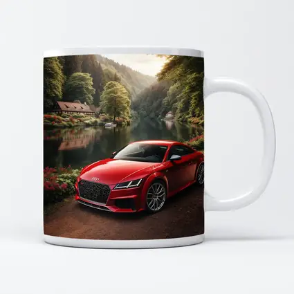 Audi TT RS Red Coupe Forest River