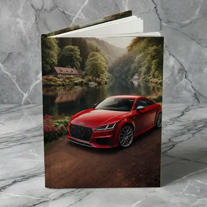 Audi TT RS Red Coupe Forest River