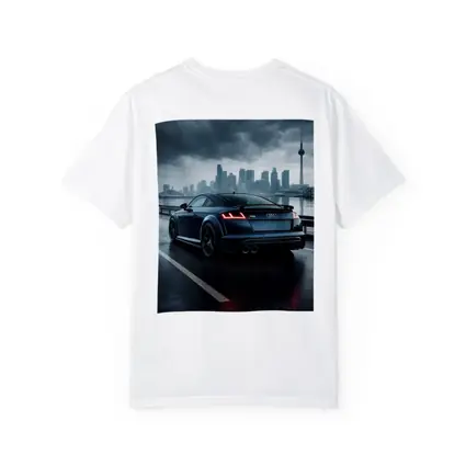 Audi TT RS Dark Rainy City Street