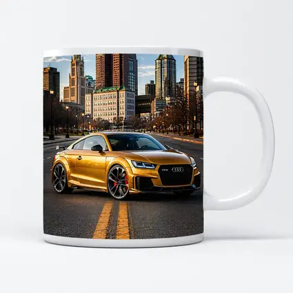 Audi TT RS Gold City Street Scene
