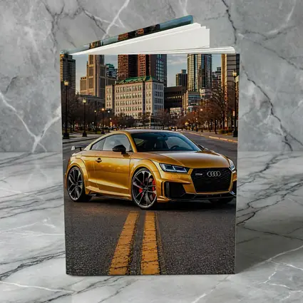 Audi TT RS Gold City Street Scene