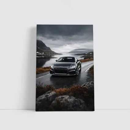 Audi TT RS On Moody Coastal Road