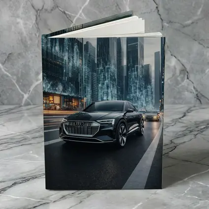 Audi Q4 Electric SUV Futuristic City Night