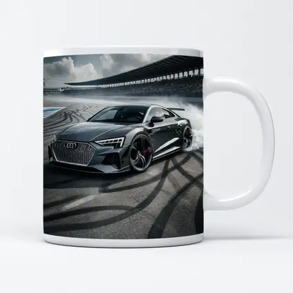 Audi E-Tron GT Drifting On Race Track