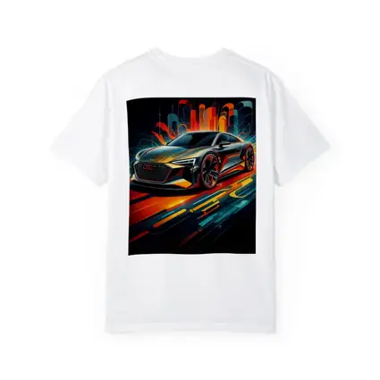 Audi E-Tron GT Abstract Neon Art