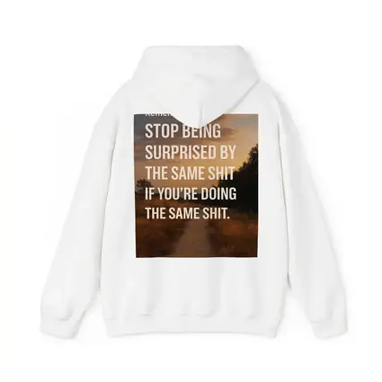 Stop Being Surprised Motivational Quote Sunset Path