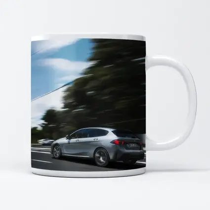 BMW 1 Series Grey Hatchback On Road
