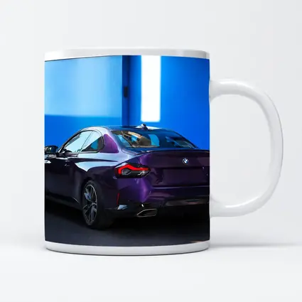 BMW 2 Series Coupe Purple Blue Wall