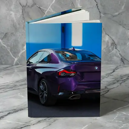 BMW 2 Series Coupe Purple Blue Wall
