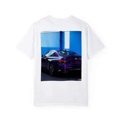 BMW 2 Series Coupe Purple Blue Wall