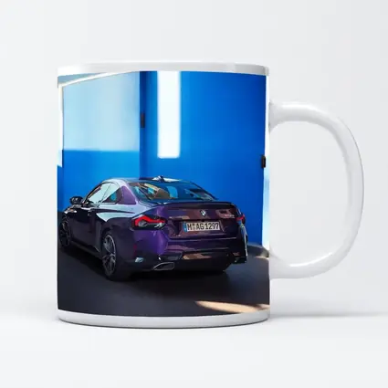 BMW 2 Series Coupe Purple Blue Wall