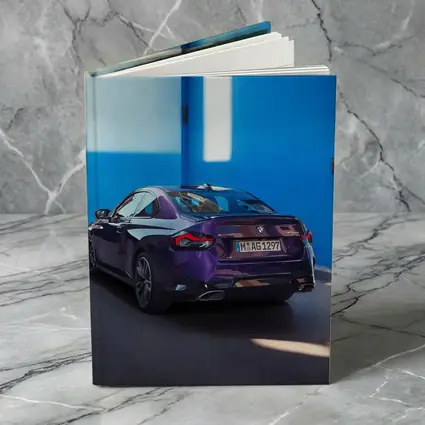 BMW 2 Series Coupe Purple Blue Wall