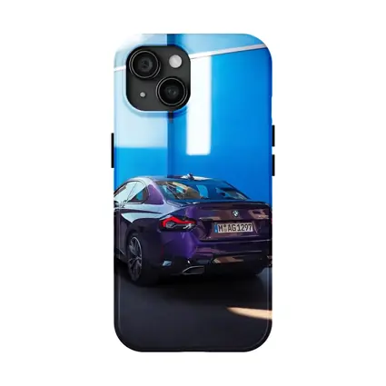 BMW 2 Series Coupe Purple Blue Wall