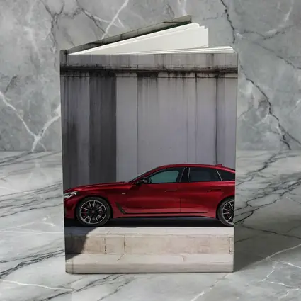 BMW 2 Series Gran Coupe Red Concrete Wall