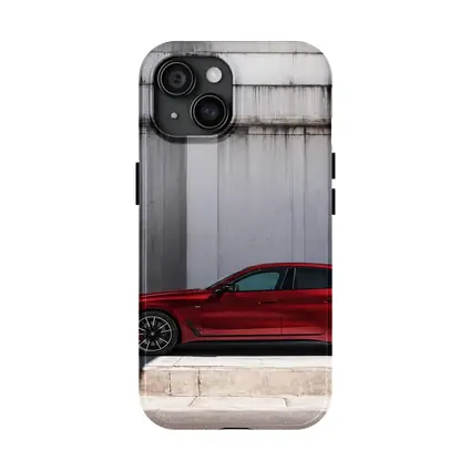 BMW 2 Series Gran Coupe Red Concrete Wall