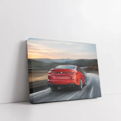 BMW 2 Series Gran Coupe Red Highway Drive