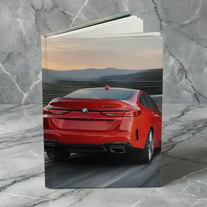 BMW 2 Series Gran Coupe Red Highway Drive