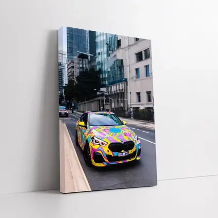 BMW 2 Series Gran Coupe Psychedelic City Street