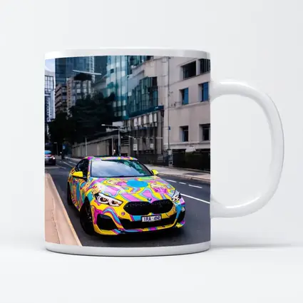 BMW 2 Series Gran Coupe Psychedelic City Street
