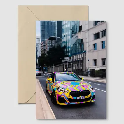 BMW 2 Series Gran Coupe Psychedelic City Street