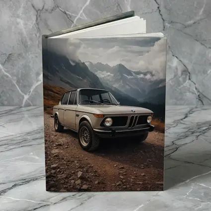 BMW 2002 Classic Car Mountain Road
