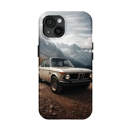 BMW 2002 Classic Car Mountain Road