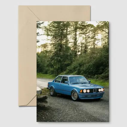 BMW E21 3 Series Blue Forest Road