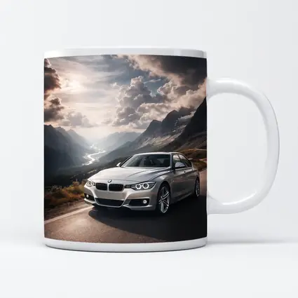 BMW 3 Series Mountain Road Silver