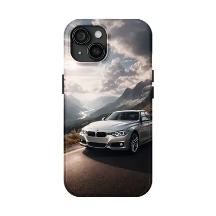 BMW 3 Series Mountain Road Silver