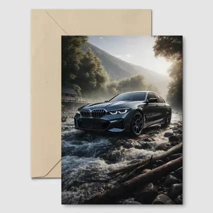 BMW Three Series Dark River Mountain Setting