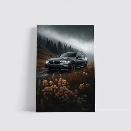 BMW 3 Series Dark Moody Mountain Road