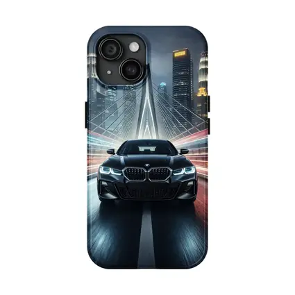 BMW Four Series Night City Bridge Drive