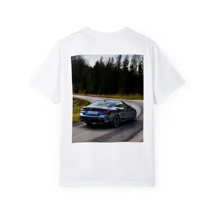 BMW 4 Series Coupe On Winding Forest Road