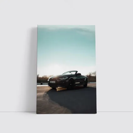 BMW 4 Series Convertible Black Open Road